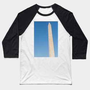 Washington Monument tall obelisk in National Mall Baseball T-Shirt